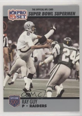 1990 Pro Set Super Bowl XXV Silver Anniversary Box Set Ray Guy #116 HOF - Image 1 of 2