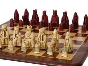 Berkeley Isle of Lewis Chess Set (cream and red, no board) - Picture 1 of 1