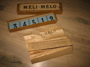 Ancien Jeu de Réflexion Casse tête Méli - Mélo  JLR Paris - Imagen 1 de 3