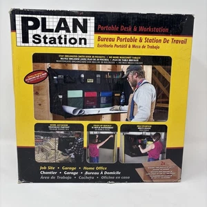 Plan Station WS3800 Schwarz Robuster Stoff Tragbar Schreibtisch Organizer Arbeitsplatz - Bild 1 von 3