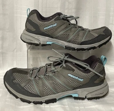 MONTRAIL Womens Gryptonite Gray/Blue Hiking Running Shoe US Size 9.5 - Image 1 of 4