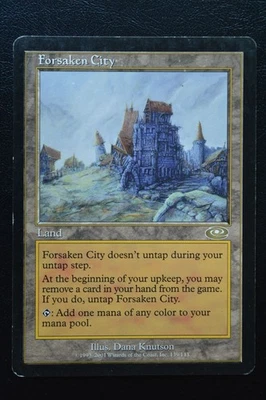 Magic The Gathering MTG FORSAKEN CITY Planeshift MP Moderately Played - Image 1 of 2