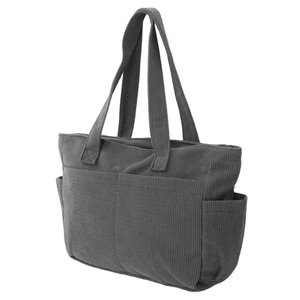  Canvas Messenger Bag: Large Capacity Tote Casual Shoulder Bag For Shopping Work - Picture 1 of 19