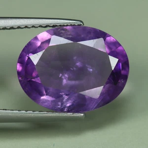 4.81 Cts_Gorgeous !! Best Color_100 % Natural Purple Amethyst_Bolivia - Picture 1 of 3
