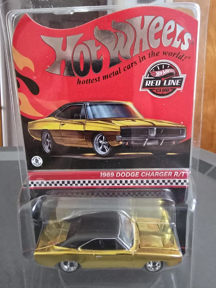 Dodge Charger R/T 1969 exclusivo Hot Wheels RLC 2023 Oro/amarillo Foto 1 de 1