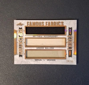 2021 Leaf Pop Century McConaughey Sandra Bullock Samuel L. Jackson FF3-09 #/65 - Picture 1 of 2