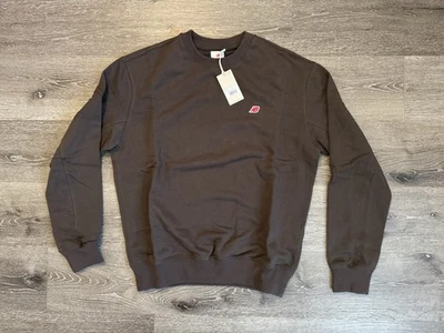 Suéter New Balance Hecho en EE. UU. MIUSA Core Cuello Redondo Marrón Talla Mediana M Foto 1 de 4