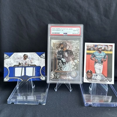 2024 Topps X Cactus Jack #30 Luis Robert Jr PSA 10 + 2 great bonus cards!! 🔥 - Image 1 of 4