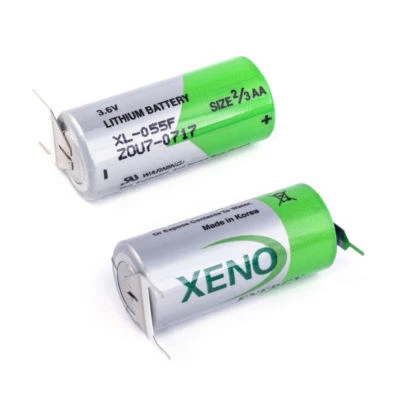 Xeno 2/3 AA XL-055F/T3EU Lithium-Thionylchlorid-Batterie 3,6V 1650mAh 3Pin PCB   - Bild 1 von 2