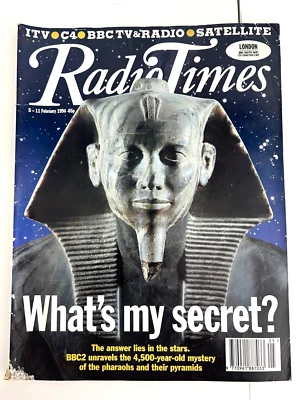 Radio Times 5/2/1994 SPHYNX Chris Packham JOANNA LUMLEY Julie Walters EGYPT - Image 1 of 4