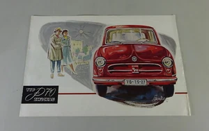 Prospekt / Broschüre AWZ P70 Limousine Stand 1955 - Bild 1 von 2