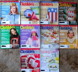 CLOTILDE'S SEWING SAVY Magazine - Ten (10) Issues from 2004-2007 - Imagen 1 de 4