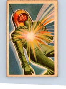 VINTAGE non sport PARKHURST CARD 1958 NO19 SPACEMAN STRUCK BY METEOR NO277 - Foto 1 di 2