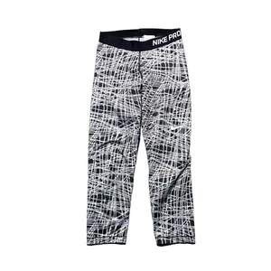 Nike Pro Dri Fit Cool Tracer Training Capris Pants Womens Size S Abstract Print - Picture 1 of 9