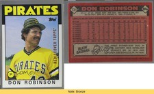 2017 Topps Rediscover Topps Buybacks Bronze Don Robinson #1986-731