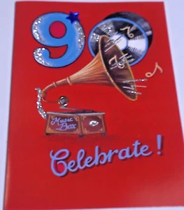 Tarjeta de cumpleaños 90. Tema Celebra. - Imagen 1 de 2