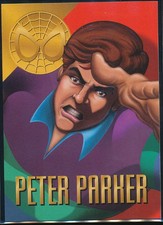 1996 Marvel Vision Trading Card #8 Peter Parker