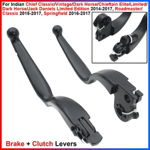 For Indian Chief Classic/Chieftain Elite/Springfield, 1 Pair Brake Clutch Levers - Foto 1 di 9