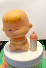 Tomy Tinkle Tots Sitting Baby w/ Nippled Bottle 1992 China Tomy Tinkle Tots