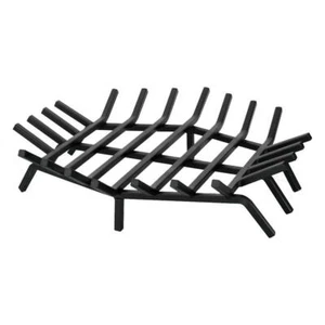 Blue Rhino Bar Fireplace Grate 24"x24" Increased Airflow Hexagon Cast Iron Black - Picture 1 of 1