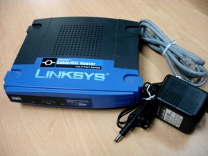 Conmutador de 4 puertos Linksys EtherFast cable/DSL router modelo BEFSR41 - Imagen 1 de 7