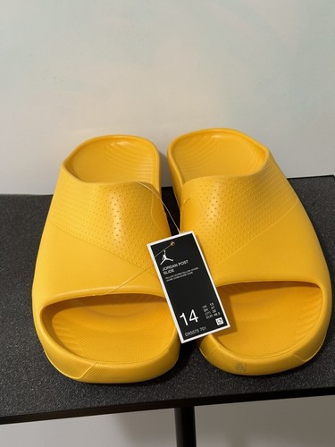Sandali Nike Air Jordan Post Slide da uomo gialli taglia 14