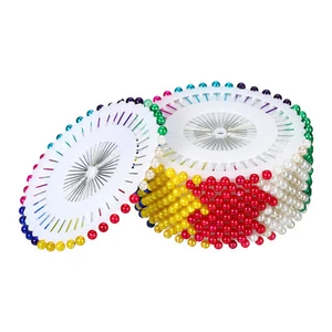 960Pcs Sewing Straight Pins Round Pearl Head for DIY Hand Craft, Multicolor - Picture 1 of 5