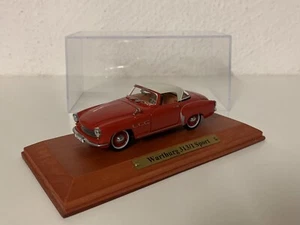 Atlas 1:43 Wartburg 313/1 deportivo RDA coche modelo rareza regalo coche clásico - Imagen 1 de 14