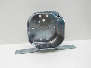 Orbit 3RB-50-FB Octagonal Octagon Box with FB Bracket Drawn 3" Dia, 1-1/2" Deep - Picture 1 of 10