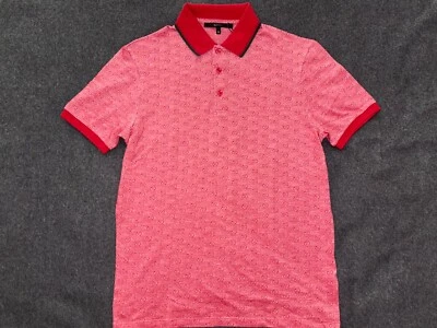Camisa polo Gucci GG JACQUARD algodão pique. M - Imagem 1 de 4