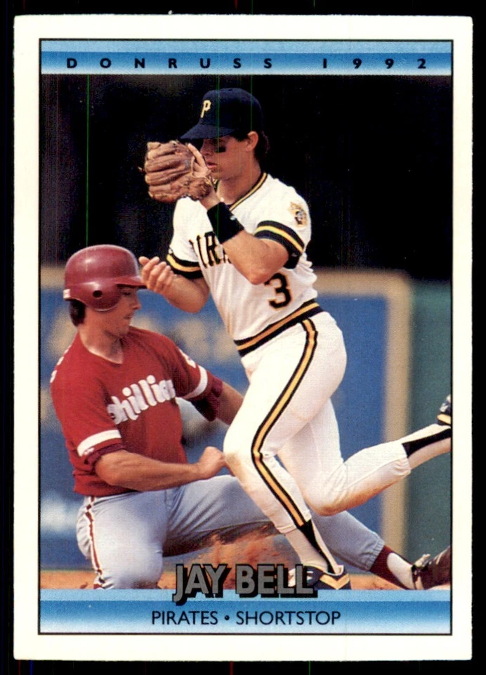 1992 Donruss Jay Bell Pittsburgh Pirates #100 - Image 1 of 2