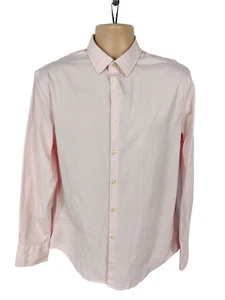 MEN'S KENZO SHIRT SIZE 16.5" PINK SLIM FIT LONG SLEEVE FORMAL WORK OCCASION PROM - Picture 1 of 3