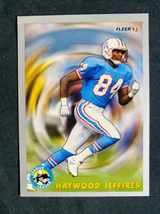 1993 FLEER #262 HAYWOOD JEFFIRES LEAGUE LEADER NM-MT NFL FOOTBALL CARD - Picture 1 of 1