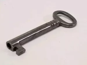 Genuine Vintage Skeleton Key 2+" Hollow Barrel Stainless Steel Fully Measured - Picture 1 of 10