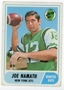 1968 Topps - #65 Joe Namath - HOF - Picture 1 of 2
