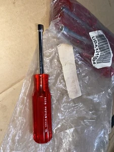 Proto J9208 1/4” Nut driver, Red Handle, Hollow Shaft, Made In USA 🇺🇸 - Picture 1 of 3