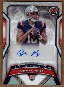 2024 Topps Resurgence Resurgence Rookie Signatures #RRSDM Drake Maye Auto - Foto 1 di 2