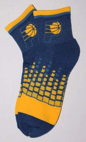 NBA Indiana Pacers Digital Squares Ankle Socks M Cover
