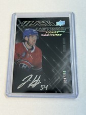 2022-23 Upper Deck SPX Black Lustrous Rookies Signatures Jordan Harris /299 Habs