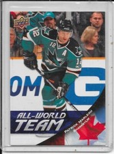 2011-12 Upper Deck Patrick Marleau All-World Team # AW24