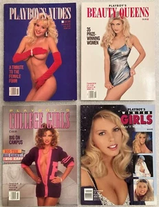 Playboy Special Issues Lot of 4 - College Girls/Nudes/Winter Girls/Beauty Queens - Picture 1 of 11