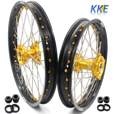 Ruedas para niños de motocicleta KKE 19/16 aptas para Suzuki RM80 1993-01 RM85 2002-25 YZ80 YZ85 Foto 1 de 4
