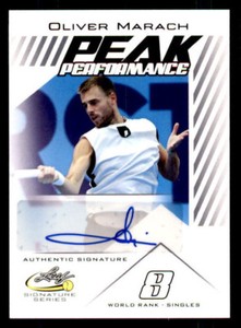 2017 Leaf Signature Series Tennis Peak Performance Oliver Marach Auto (rf 33661)