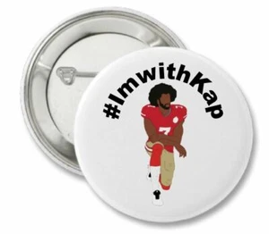 Colin Kaepernick take a Knee I'm with kap Black Lives Matter button pin 2.25" - Picture 1 of 2