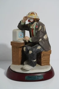 Flambro Vintage Emmett Kelly Jr. Computer Whiz Clown Professional Series #9602 - Picture 1 of 10