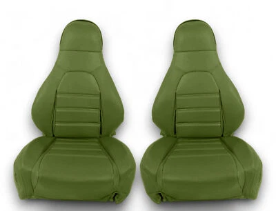Зеленые чехлы на сиденья для Mazda MX-5 Miata 1990-1996 - Изображение 1 из 4