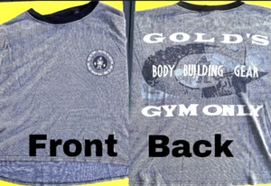 Gold’s Gym VINTAGE Bodybuilding Weightlifting Training Gear One Size Fits XL XXL - Picture 1 of 24