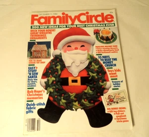 Family Circle Christmas Magazine December 1984 Holiday Decor Treats Stories - Picture 1 of 7