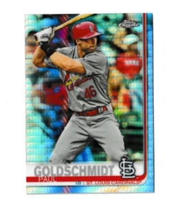 PAUL GOLDSCHMIDT 2019 Topps Chrome PRISM REFRACTOR #139 Cardinals NY Yankees - Picture 1 of 2