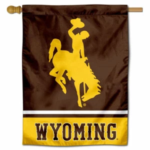 Wyoming College University Cowboys House Banner Flag - Picture 1 of 3
